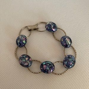 Vintage Dichroic Glass Bracelet
